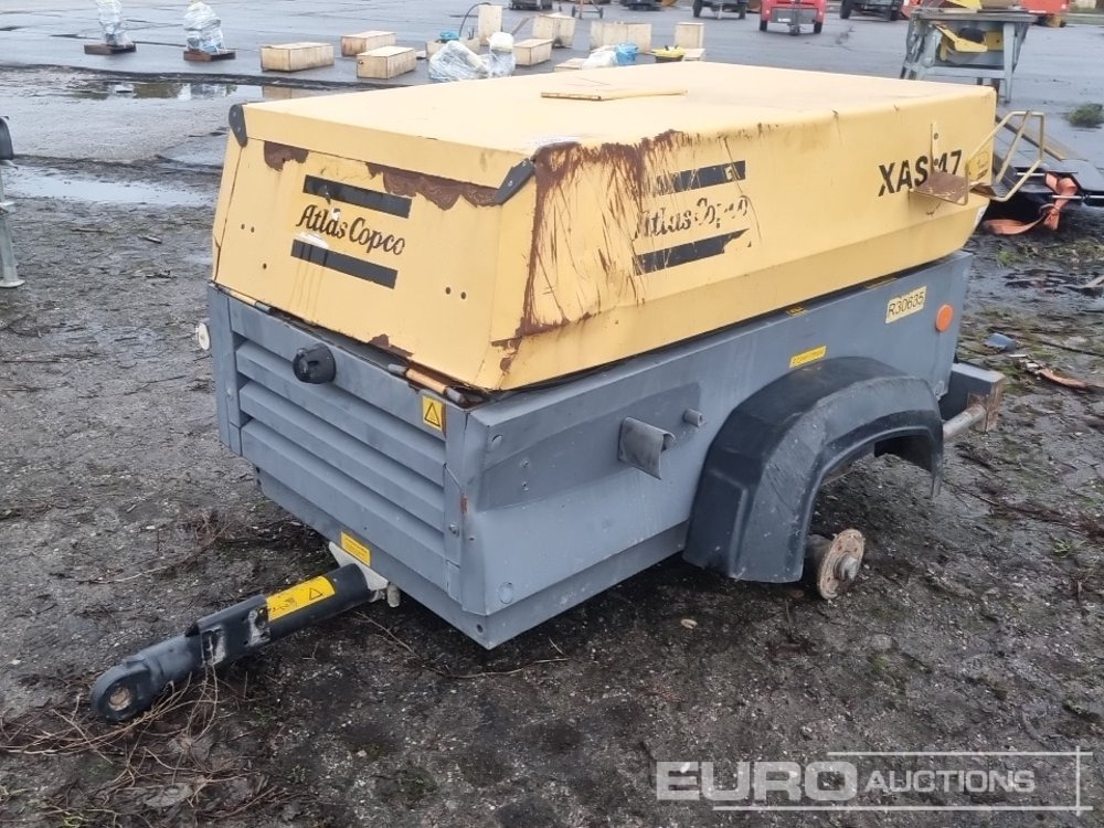Atlas Copco XAS47 92CFM - מדחס אוויר: תמונה 1 Atlas Copco XAS47 92CFM - מדחס אוויר: תמונה 1