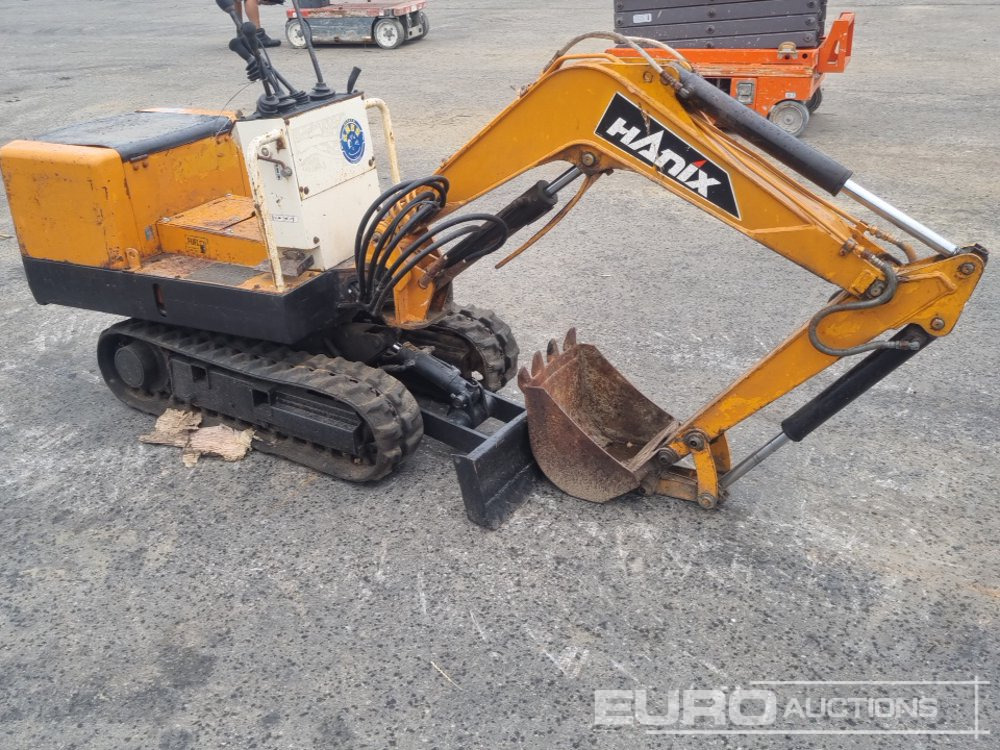 Hanix Rubber Tracks, Blade, Offset - מיני מחפר: תמונה 4 Hanix Rubber Tracks, Blade, Offset - מיני מחפר: תמונה 4