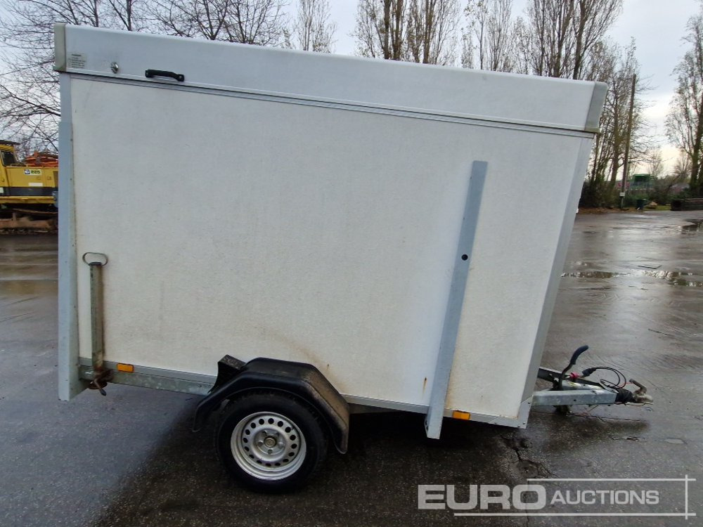Humbauer Single Axle Box Trailer, Ramp - קרון נגרר למכונית: תמונה 5 Humbauer Single Axle Box Trailer, Ramp - קרון נגרר למכונית: תמונה 5