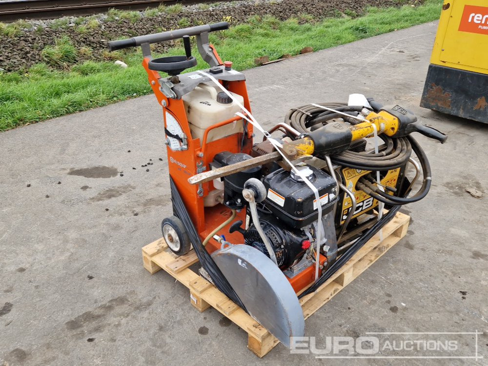 Pallet of Walk Behind Asphalt Saw, JCB Compressor with Compressed Air Hammer - ציוד בנייה: תמונה 4 Pallet of Walk Behind Asphalt Saw, JCB Compressor with Compressed Air Hammer - ציוד בנייה: תמונה 4