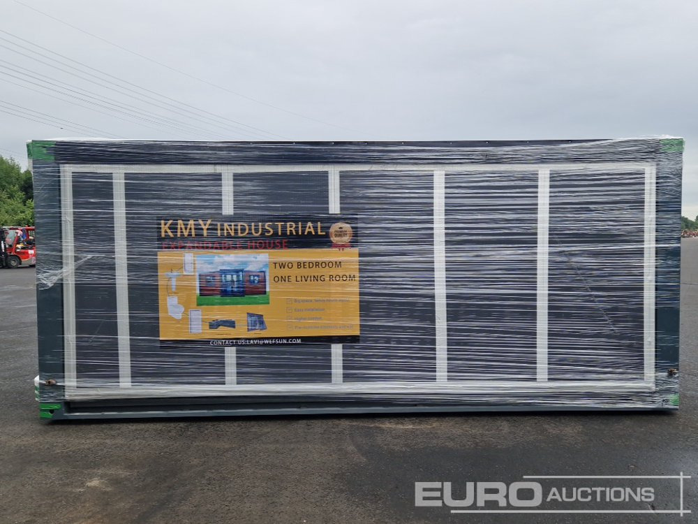 Unused 2025 KMY INDUSTRIAL Expandable Container House, Two Bedrooms, One Living Room, Shower Room, Washbasin, Toilet, L-Shaped Cabinet, Unfoled Size:l5800*W6300*H2480mm - מכולת בנייה: תמונה 2 Unused 2025 KMY INDUSTRIAL Expandable Container House, Two Bedrooms, One Living Room, Shower Room, Washbasin, Toilet, L-Shaped Cabinet, Unfoled Size:l5800*W6300*H2480mm - מכולת בנייה: תמונה 2