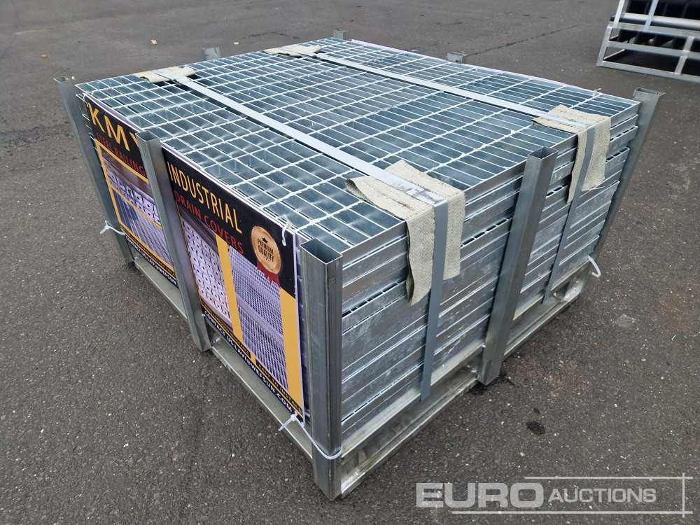Unused 2025 KMY INDUSTRIAL Steel Grating, Unused Hot-Dip Galvanized Steel Grating, L39.370*W15.748*H1.18", Designed To Allow Water Flow While Providing Safe & Stable Ground Coverage - מכולת בנייה: תמונה 3 Unused 2025 KMY INDUSTRIAL Steel Grating, Unused Hot-Dip Galvanized Steel Grating, L39.370*W15.748*H1.18", Designed To Allow Water Flow While Providing Safe & Stable Ground Coverage - מכולת בנייה: תמונה 3