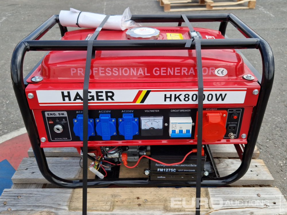 ערכת גנרטורים Unused Hager HK8000W: תמונה 8
