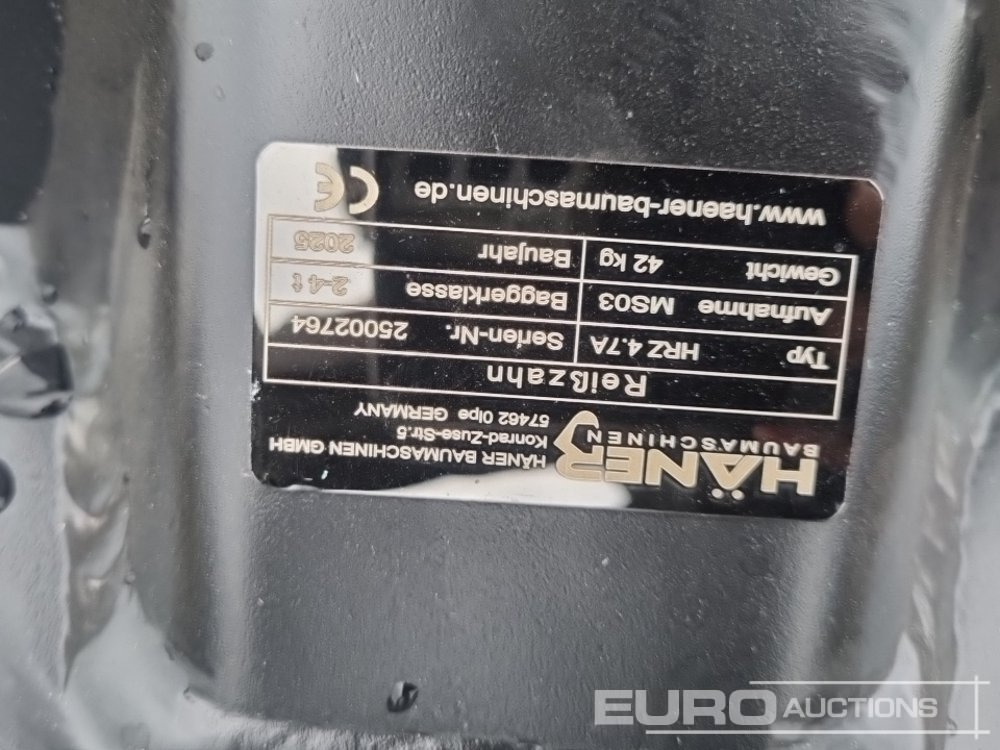 Unused Häner HRZ 4.7A MS03 - דלי: תמונה 5 Unused Häner HRZ 4.7A MS03 - דלי: תמונה 5