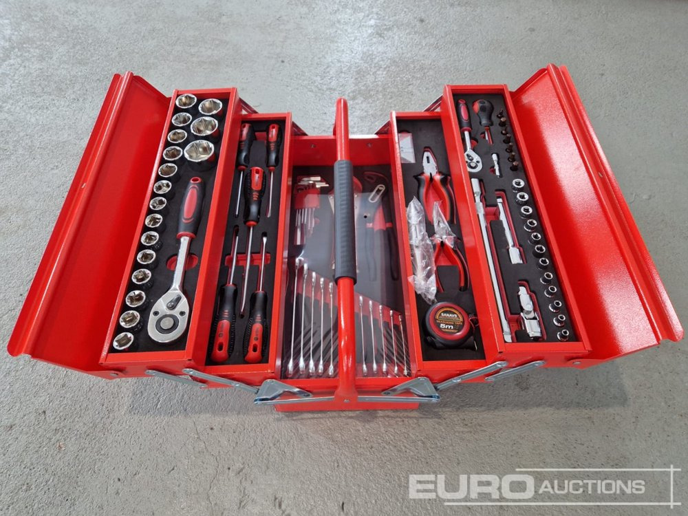 Unused North Tools Tool Box, 85Pcs. Tools - ציוד לסדנאות: תמונה 1 Unused North Tools Tool Box, 85Pcs. Tools - ציוד לסדנאות: תמונה 1