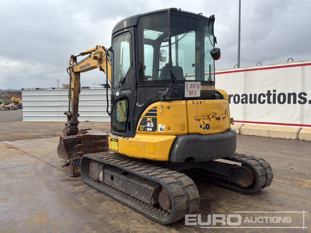 2010 Komatsu PC45MR-3 - מיני מחפר: תמונה 3 2010 Komatsu PC45MR-3 - מיני מחפר: תמונה 3