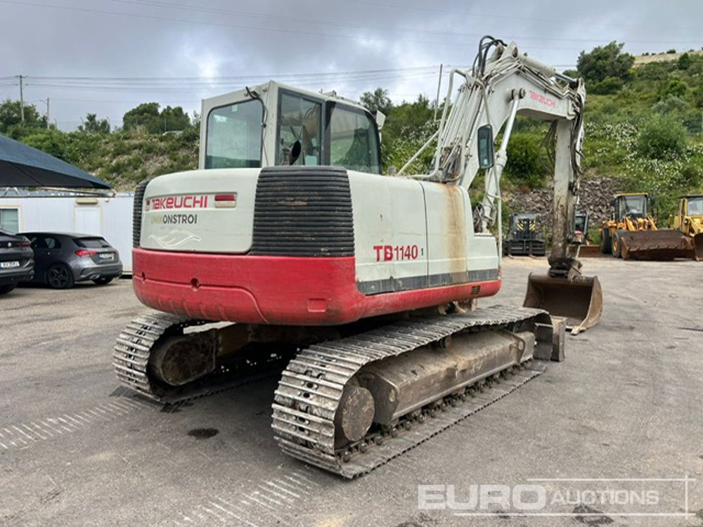 2011 Takeuchi TB1140 - מחפר סורק: תמונה 5 2011 Takeuchi TB1140 - מחפר סורק: תמונה 5