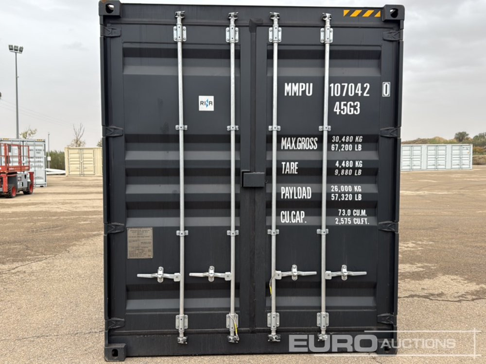 40' x 8' High Cube Container, 4 Side Doors, 1 End Door - מכולת משלוח: תמונה 5 40' x 8' High Cube Container, 4 Side Doors, 1 End Door - מכולת משלוח: תמונה 5