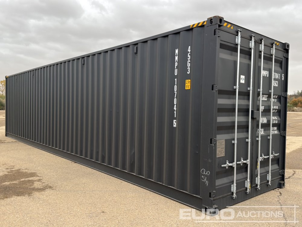 40' x 8' High Cube Container, 4 Side Doors, 1 End Door - מכולת משלוח: תמונה 1 40' x 8' High Cube Container, 4 Side Doors, 1 End Door - מכולת משלוח: תמונה 1