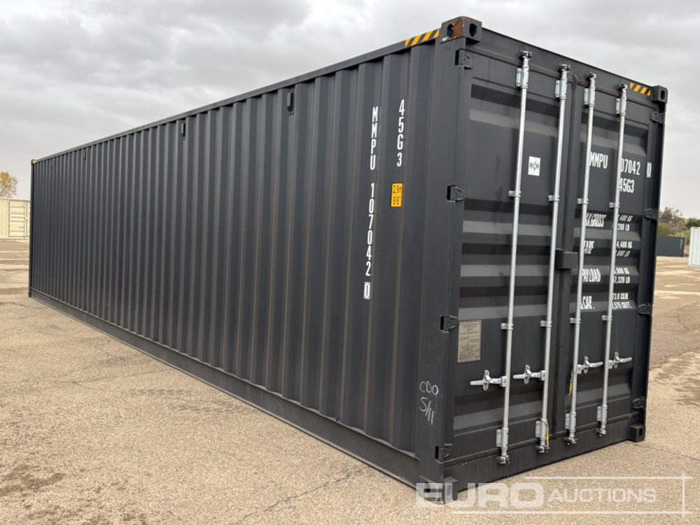 40' x 8' High Cube Container, 4 Side Doors, 1 End Door - מכולת משלוח: תמונה 4 40' x 8' High Cube Container, 4 Side Doors, 1 End Door - מכולת משלוח: תמונה 4