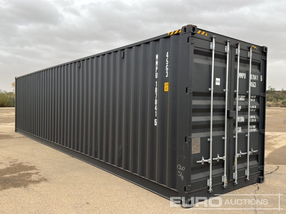 40' x 8' High Cube Container, 4 Side Doors, 1 End Door - מכולת משלוח: תמונה 5 40' x 8' High Cube Container, 4 Side Doors, 1 End Door - מכולת משלוח: תמונה 5