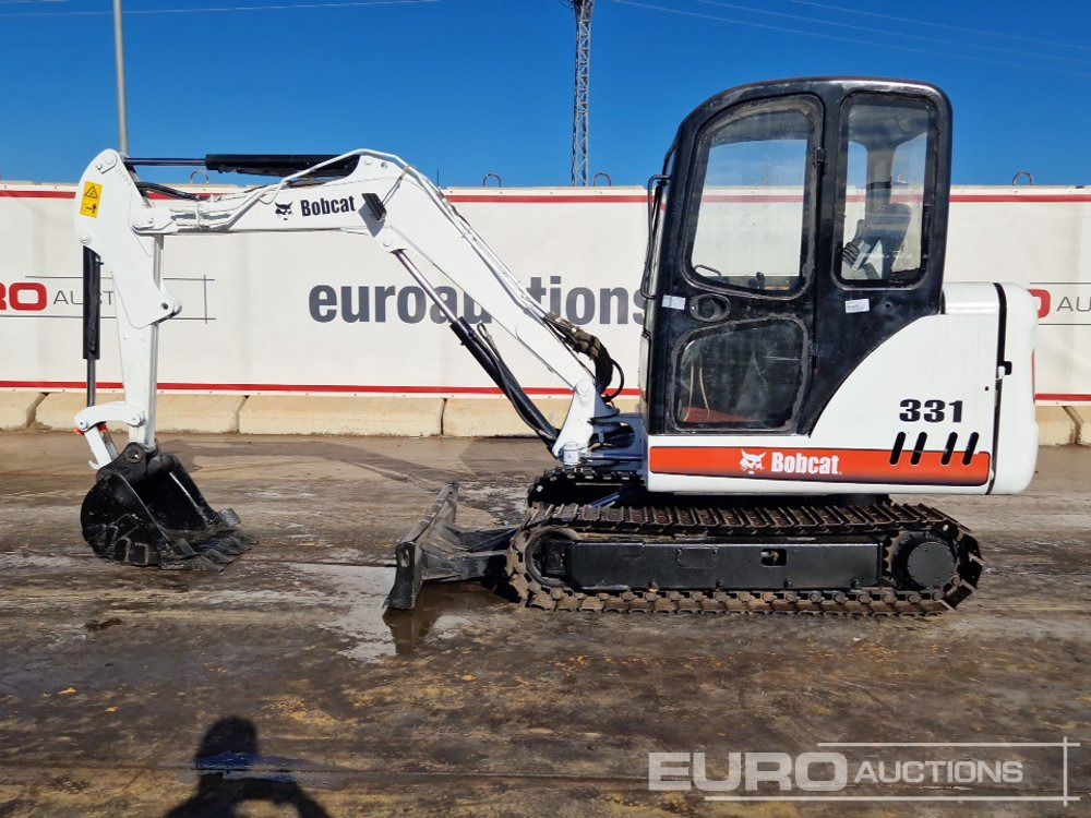 Bobcat 331G - מיני מחפר: תמונה 2 Bobcat 331G - מיני מחפר: תמונה 2