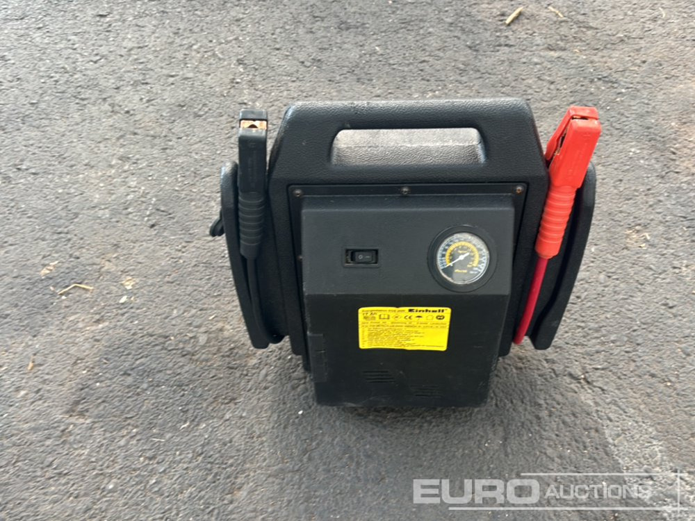 ציוד בנייה Einhell 12V 2 in 1 Battery Starter, Compressor, Charger: תמונה 6