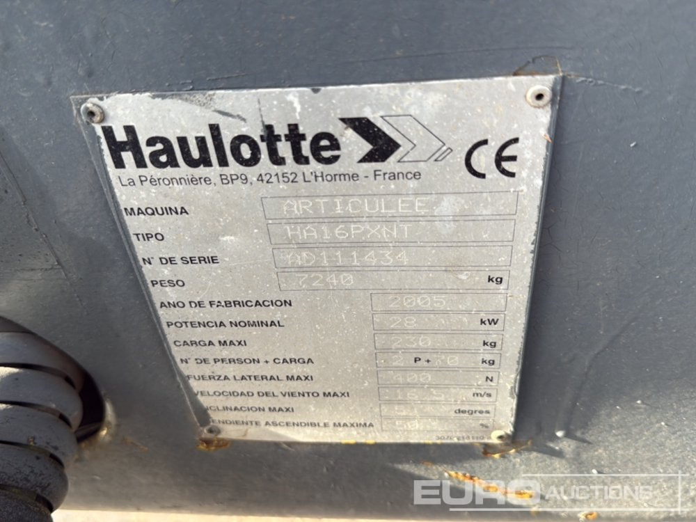 פלטפורמה אווירית Haulotte HA16PX: תמונה 29