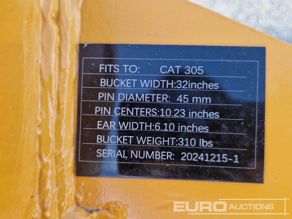 Unused 2025 Captok 32" Rake to suit Mini Excavator / Rastrillo - דלי: תמונה 5 Unused 2025 Captok 32" Rake to suit Mini Excavator / Rastrillo - דלי: תמונה 5