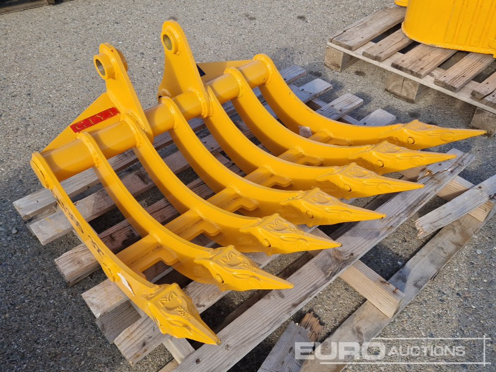 Unused 2025 Captok 32" Rake to suit Mini Excavator / Rastrillo - דלי: תמונה 4 Unused 2025 Captok 32" Rake to suit Mini Excavator / Rastrillo - דלי: תמונה 4