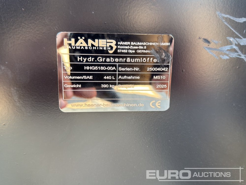 Unused 2025 Häner HHG5180-00A - דלי: תמונה 5 Unused 2025 Häner HHG5180-00A - דלי: תמונה 5