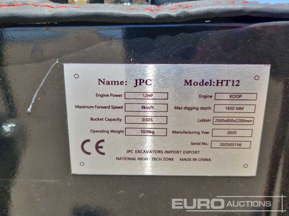 מיני מחפר Unused 2025 JPC HT 12: תמונה 49
