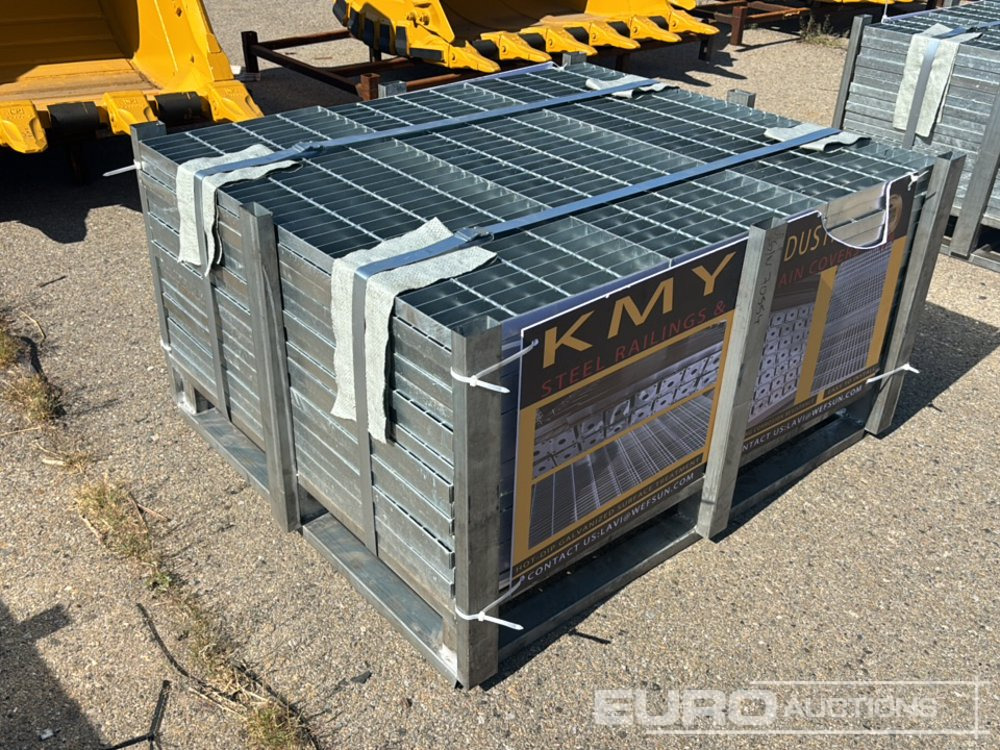 Unused 2025 KMY Industrial Hot-dip Galvanized Steel Grating L39.370*W15.748*H1.181", Designed To Allow Water Flow While Providing Safe, Stable Ground Coverage - ציוד בנייה: תמונה 1 Unused 2025 KMY Industrial Hot-dip Galvanized Steel Grating L39.370*W15.748*H1.181", Designed To Allow Water Flow While Providing Safe, Stable Ground Coverage - ציוד בנייה: תמונה 1