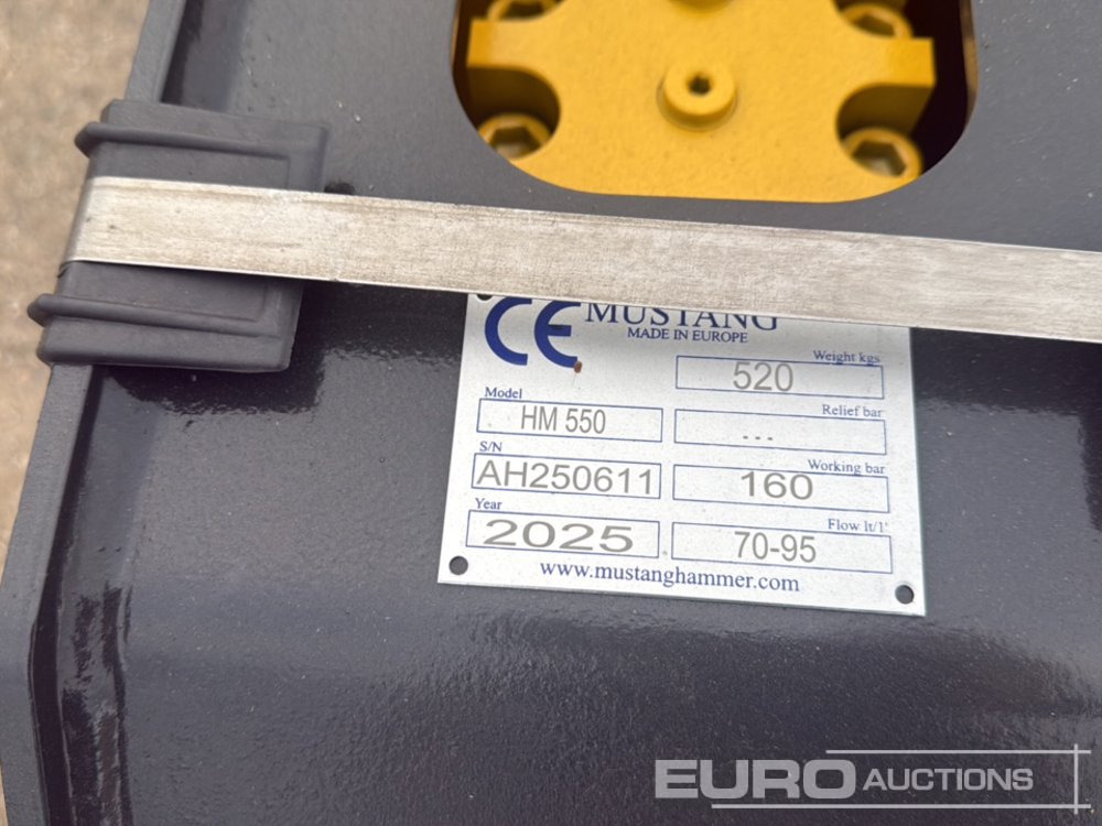 פטיש הידרולי Unused 2025 Mustang GRP150D: תמונה 6