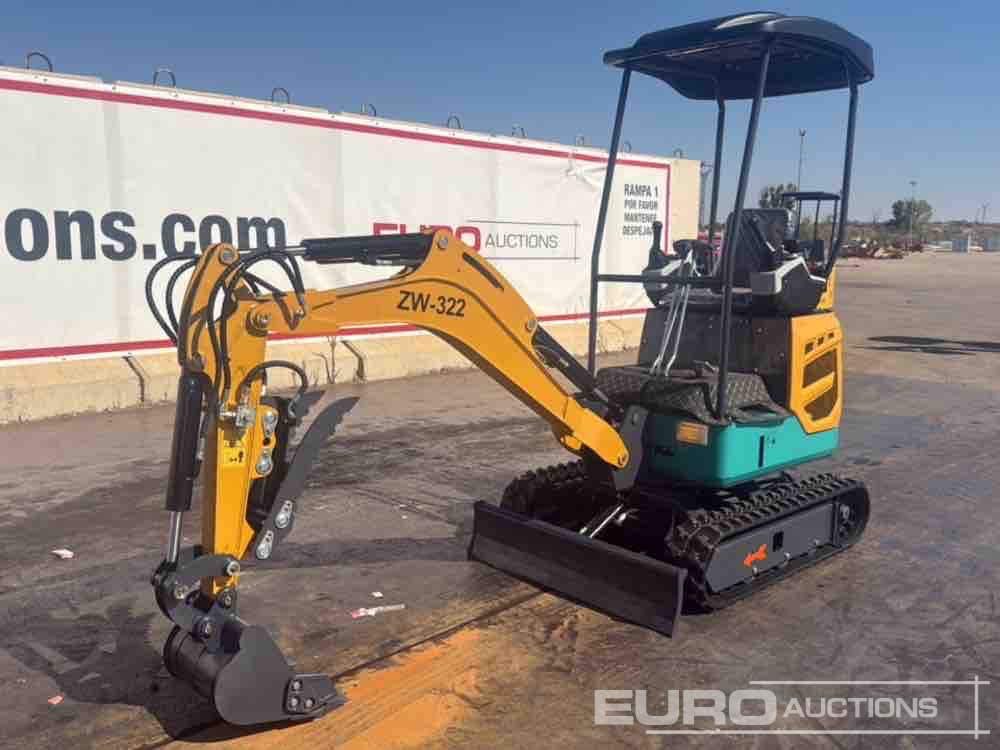 Unused 2025 Newrick ZW322 - מיני מחפר: תמונה 1 Unused 2025 Newrick ZW322 - מיני מחפר: תמונה 1