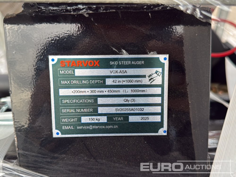 צרופה עבור מעמיס היגוי החלקה Unused 2025 STARVOX VOX-ASA: תמונה 6