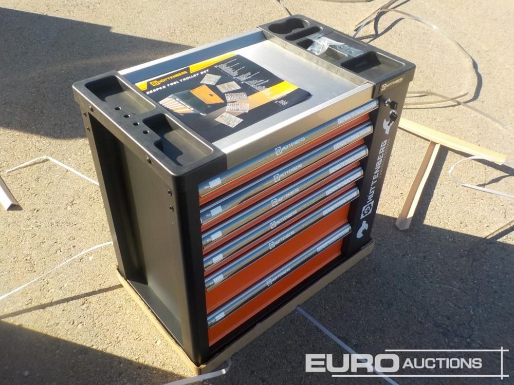Unused Huttenberg Tools Trolley, 220Pcs, Complete with Tools, 6 Drawers / Carro Porta Herramientas Completo, 6 Cajones - ציוד לסדנאות: תמונה 1 Unused Huttenberg Tools Trolley, 220Pcs, Complete with Tools, 6 Drawers / Carro Porta Herramientas Completo, 6 Cajones - ציוד לסדנאות: תמונה 1