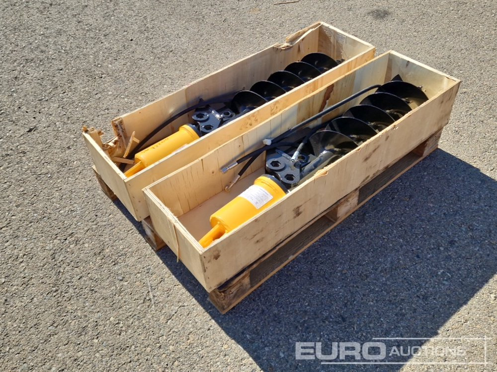 Unused KV200 Auger to suit Mini Excavator (2 of) / Ahoyador (2 of) - אוגר עבור מיני מחפר: תמונה 5 Unused KV200 Auger to suit Mini Excavator (2 of) / Ahoyador (2 of) - אוגר עבור מיני מחפר: תמונה 5