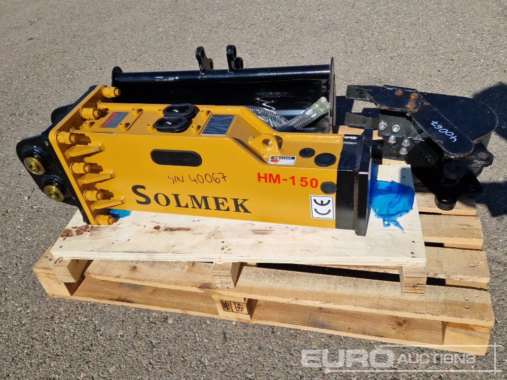 Unused Set of 30" Ditching, 8" Digging Bucket, Hydraulic Breaker to suit JPC Excavator / Conjunto Cazos de 800mm y 200mm y Martillo Solmek HM-150para Excavadora JPC - דלי: תמונה 2 Unused Set of 30" Ditching, 8" Digging Bucket, Hydraulic Breaker to suit JPC Excavator / Conjunto Cazos de 800mm y 200mm y Martillo Solmek HM-150para Excavadora JPC - דלי: תמונה 2