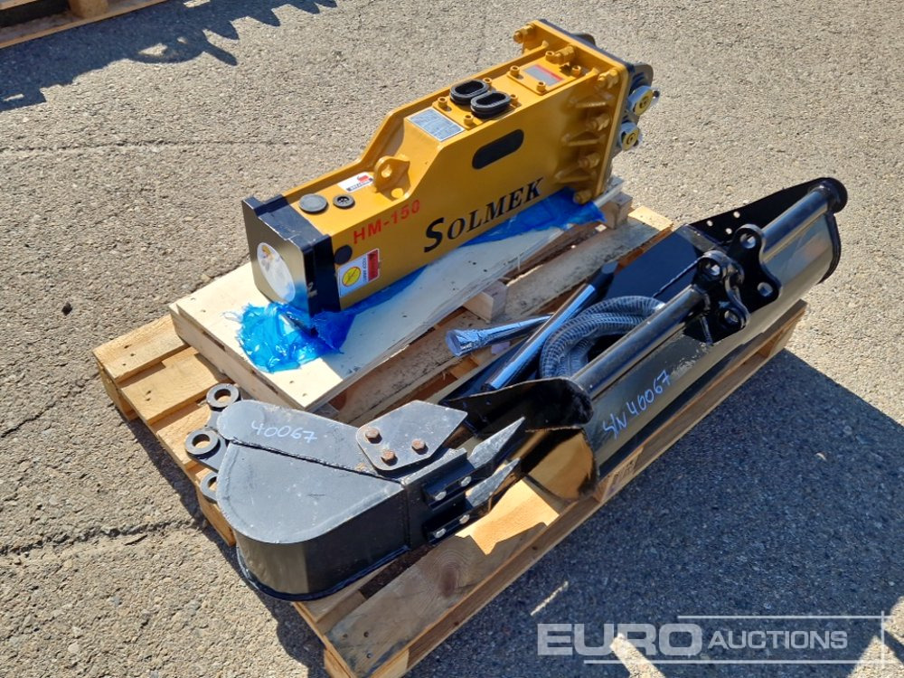 Unused Set of 30" Ditching, 8" Digging Bucket, Hydraulic Breaker to suit JPC Excavator / Conjunto Cazos de 800mm y 200mm y Martillo Solmek HM-150para Excavadora JPC - דלי: תמונה 5 Unused Set of 30" Ditching, 8" Digging Bucket, Hydraulic Breaker to suit JPC Excavator / Conjunto Cazos de 800mm y 200mm y Martillo Solmek HM-150para Excavadora JPC - דלי: תמונה 5
