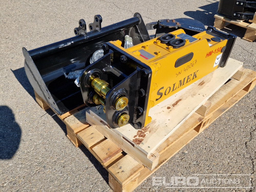 Unused Set of 30" Ditching, 8" Digging Bucket, Hydraulic Breaker to suit JPC Excavator / Conjunto Cazos de 800mm y 200mm y Martillo Solmek HM-150para Excavadora JPC - דלי: תמונה 1 Unused Set of 30" Ditching, 8" Digging Bucket, Hydraulic Breaker to suit JPC Excavator / Conjunto Cazos de 800mm y 200mm y Martillo Solmek HM-150para Excavadora JPC - דלי: תמונה 1