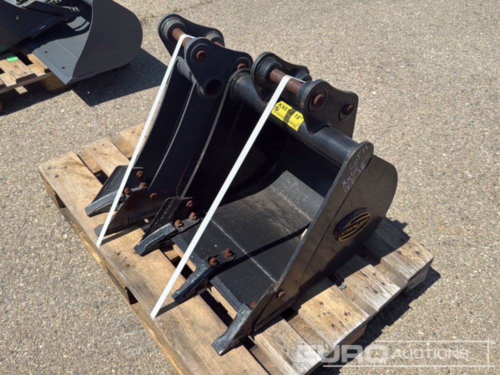 Unused Strickland 18", 6" Digging Buckets 30mm Pin to suit Mini Excavator - דלי: תמונה 2 Unused Strickland 18", 6" Digging Buckets 30mm Pin to suit Mini Excavator - דלי: תמונה 2
