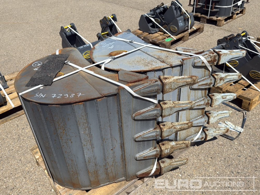 Unused Strickland 30" Digging Bucket (2 of) 60mm Pin to suit 10+ Ton Excavator - דלי: תמונה 3 Unused Strickland 30" Digging Bucket (2 of) 60mm Pin to suit 10+ Ton Excavator - דלי: תמונה 3