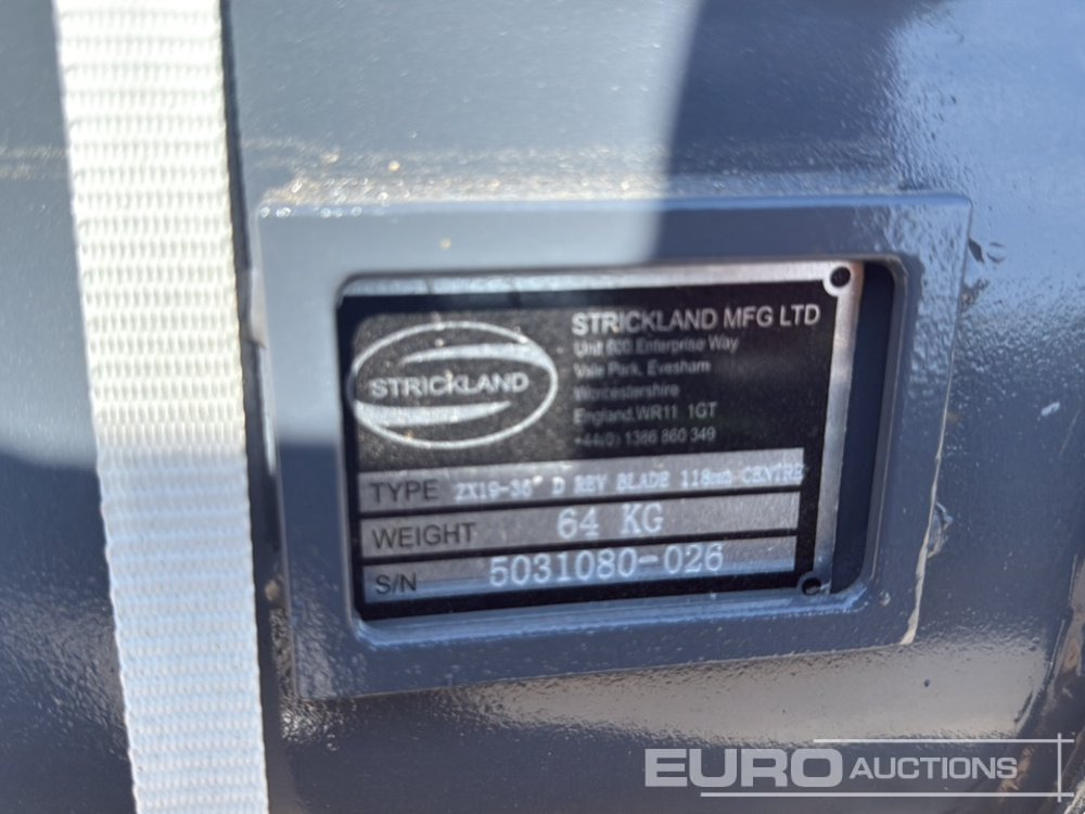 חָדָשׁ דלי Unused Strickland 36" Ditching, 9", 6" Digging Bucket 30mm Pin to suit Mini Excavator: תמונה 7