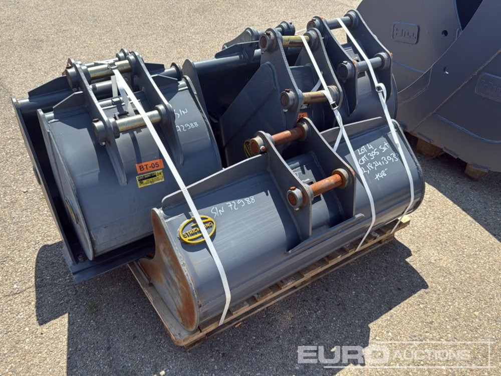 Unused Strickland 48" Ditching, 36", 30", 24", 18", 12" Digging Buckets 45mm Pin to suit CAT 305 Excavator - דלי: תמונה 1 Unused Strickland 48" Ditching, 36", 30", 24", 18", 12" Digging Buckets 45mm Pin to suit CAT 305 Excavator - דלי: תמונה 1