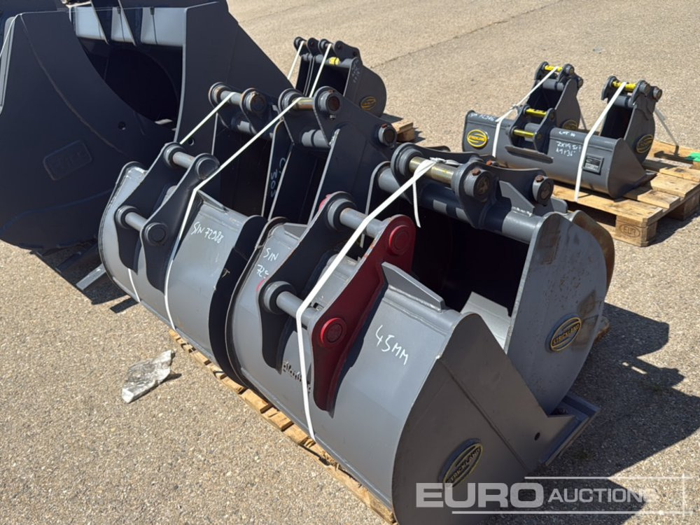Unused Strickland 48" Ditching, 36", 30", 24", 18", 12" Digging Buckets 45mm Pin to suit CAT 305 Excavator - דלי: תמונה 4 Unused Strickland 48" Ditching, 36", 30", 24", 18", 12" Digging Buckets 45mm Pin to suit CAT 305 Excavator - דלי: תמונה 4