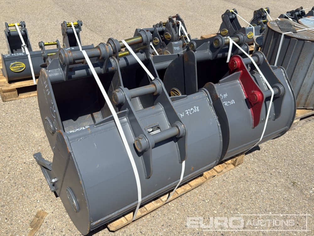 Unused Strickland 48" Ditching, 36", 30", 24", 18", 12" Digging Buckets 45mm Pin to suit CAT 305 Excavator - דלי: תמונה 3 Unused Strickland 48" Ditching, 36", 30", 24", 18", 12" Digging Buckets 45mm Pin to suit CAT 305 Excavator - דלי: תמונה 3