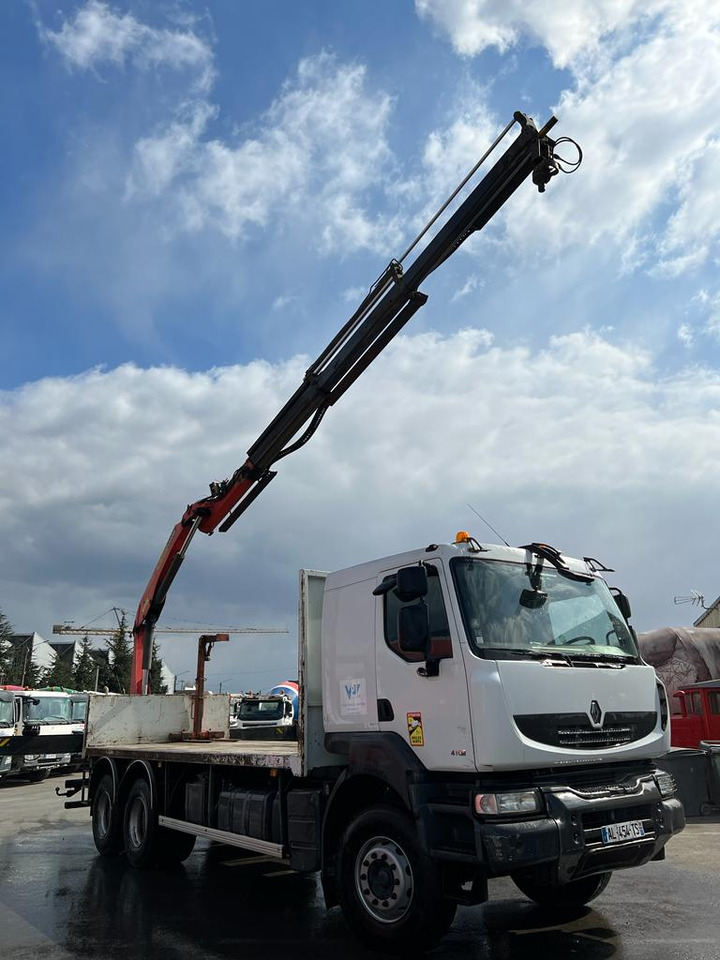 Camion grue Renault 410 AL-454-TS - משאית צד נופל/ שטוחה, משאית מנוף: תמונה 3 Camion grue Renault 410 AL-454-TS - משאית צד נופל/ שטוחה, משאית מנוף: תמונה 3