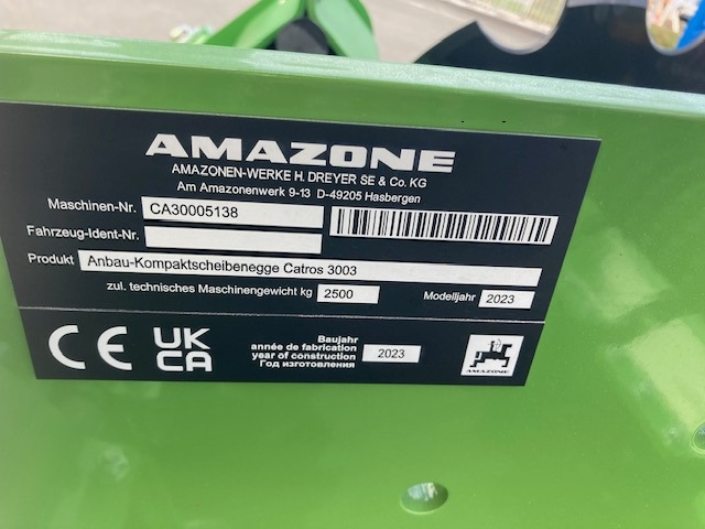 Amazone Catros 3003 - משדדת דיסק: תמונה 4 Amazone Catros 3003 - משדדת דיסק: תמונה 4