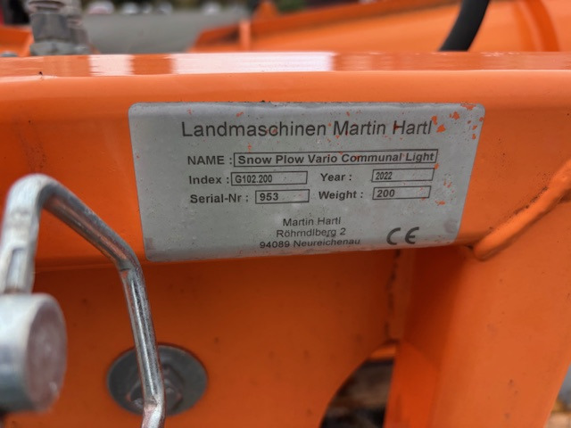 Branson Vario Schneepflug 2000 - מחרשת שלג: תמונה 2 Branson Vario Schneepflug 2000 - מחרשת שלג: תמונה 2