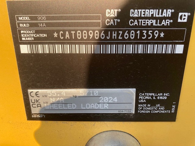 Caterpillar 906-14A - מעמיס גלגלים: תמונה 2 Caterpillar 906-14A - מעמיס גלגלים: תמונה 2