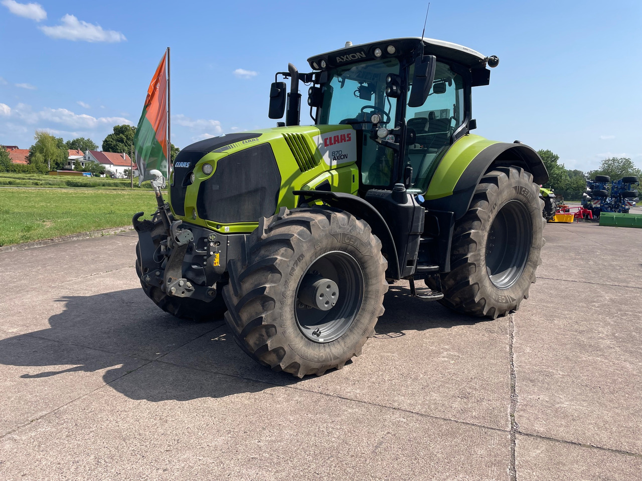 Claas Axion 870 CMATIC - טרקטור חקלאי: תמונה 1 Claas Axion 870 CMATIC - טרקטור חקלאי: תמונה 1