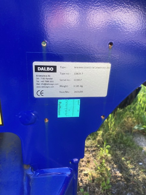 Dalbo Minimax 630 x 50 cm Cambridge - רולר חקלאי: תמונה 2 Dalbo Minimax 630 x 50 cm Cambridge - רולר חקלאי: תמונה 2
