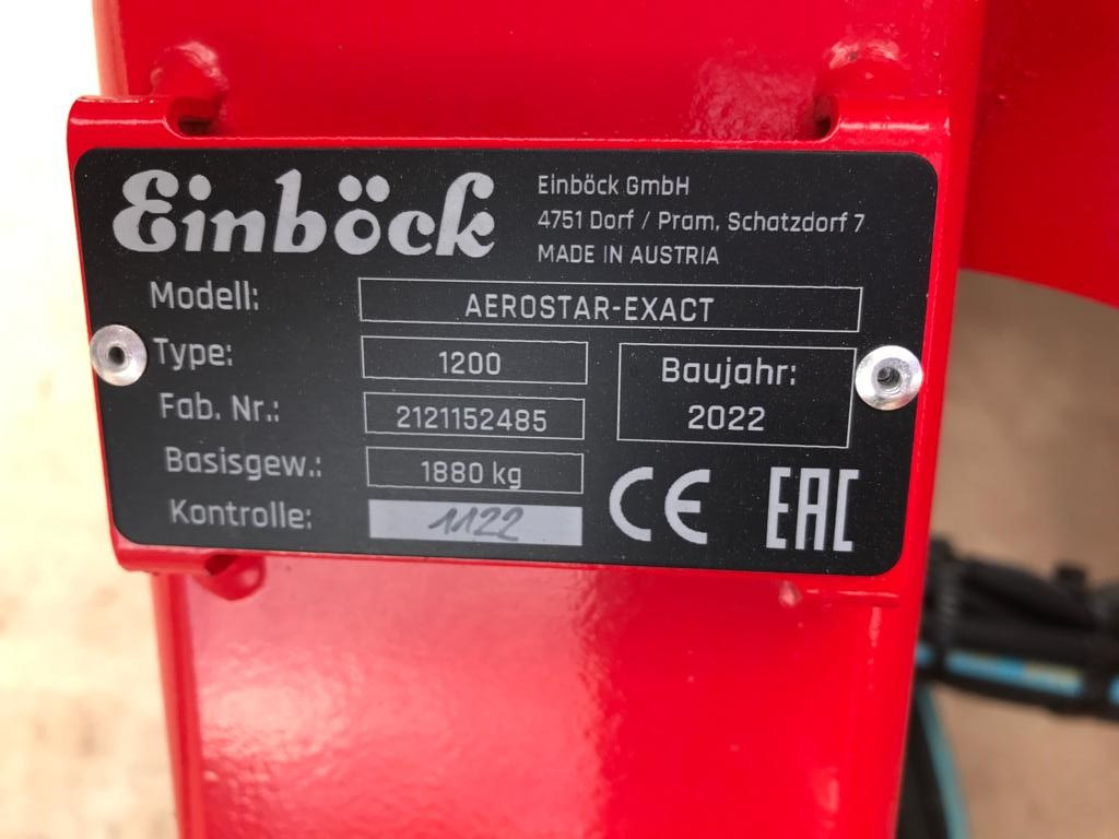 Einböck Aerostar - Exact Striegel 1200 - מגרפת קפיצים: תמונה 2 Einböck Aerostar - Exact Striegel 1200 - מגרפת קפיצים: תמונה 2