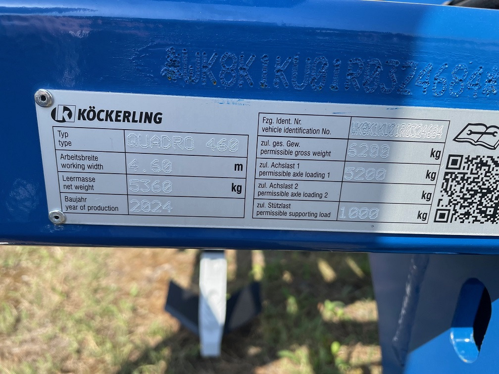 Köckerling Quadro 460 - קלטרת: תמונה 2 Köckerling Quadro 460 - קלטרת: תמונה 2