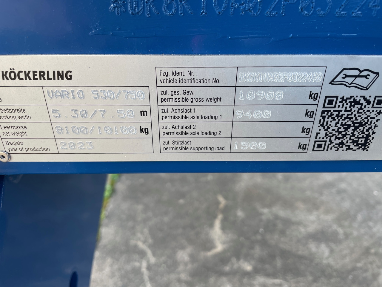 Köckerling Vario 530/750 - קלטרת: תמונה 2 Köckerling Vario 530/750 - קלטרת: תמונה 2