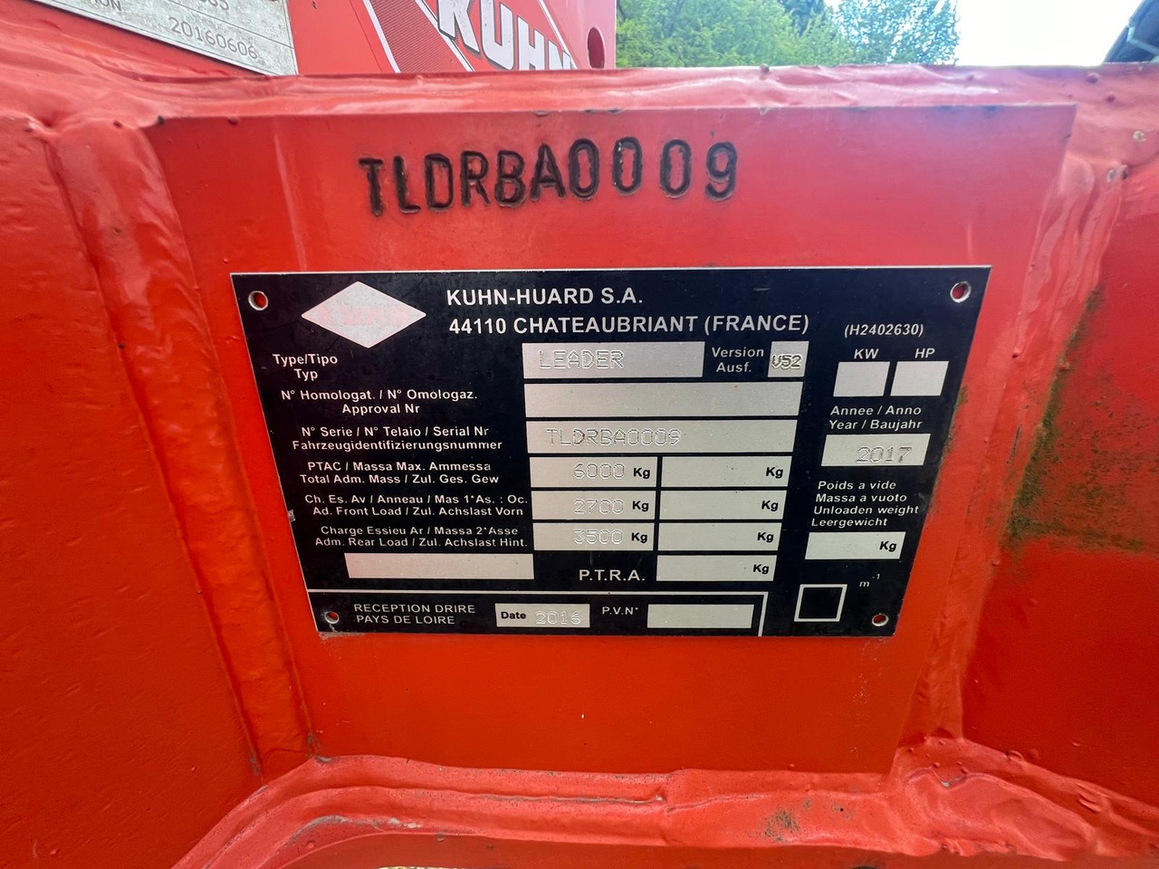 Kuhn Vari - Leader 7 Schar - מחרשה: תמונה 2 Kuhn Vari - Leader 7 Schar - מחרשה: תמונה 2