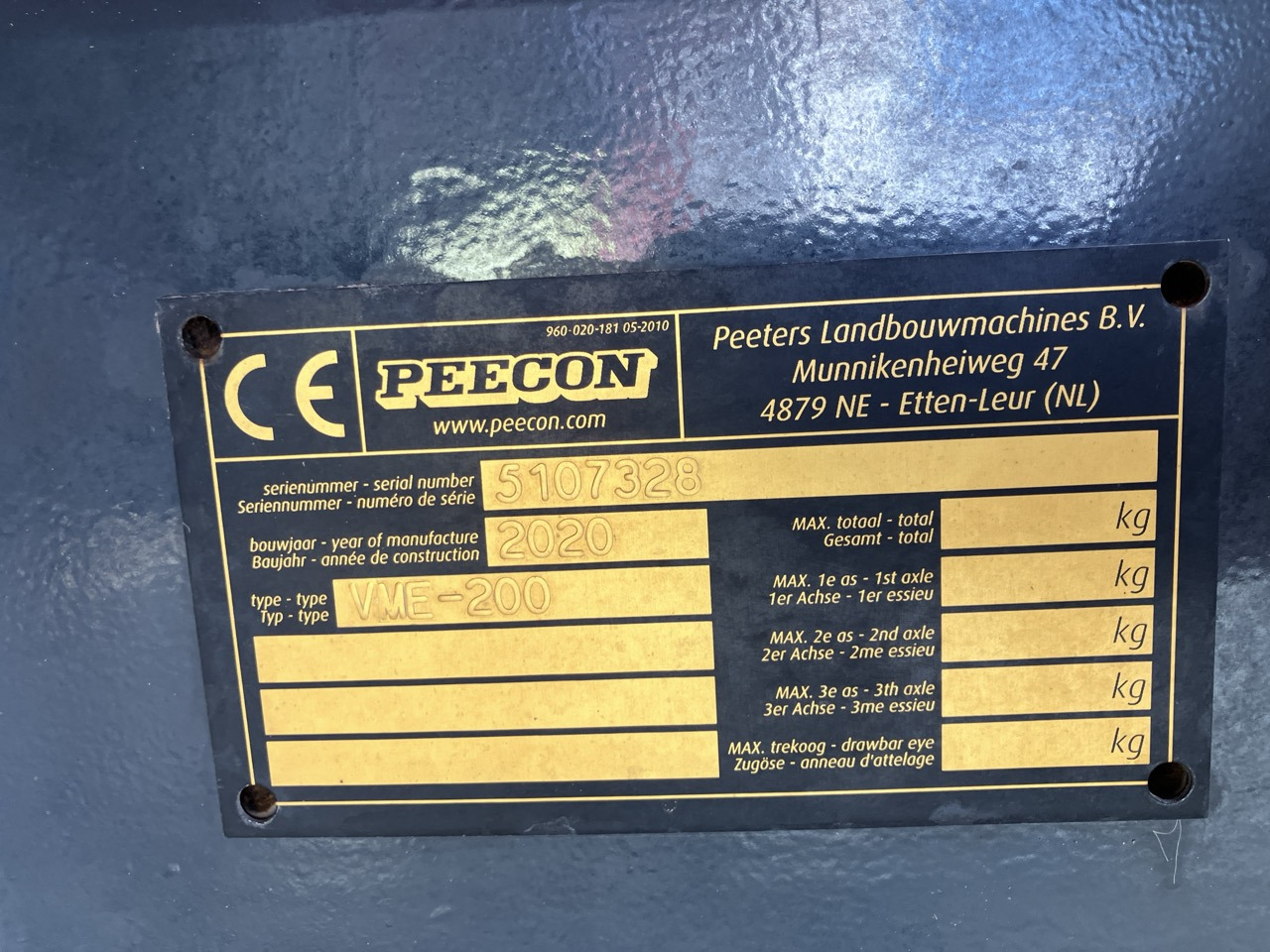 Peecon Biga 20-215 Twin Plus - עגלת מערבל מספוא: תמונה 2 Peecon Biga 20-215 Twin Plus - עגלת מערבל מספוא: תמונה 2