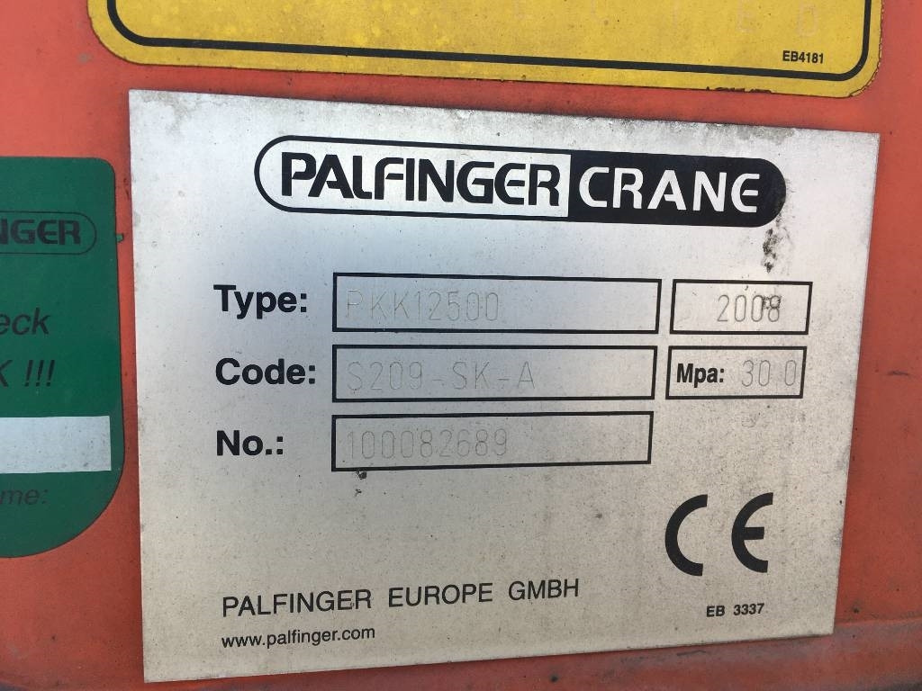 Palfinger PKK12500 - עגורן מעמיס עבור משאית: תמונה 3 Palfinger PKK12500 - עגורן מעמיס עבור משאית: תמונה 3