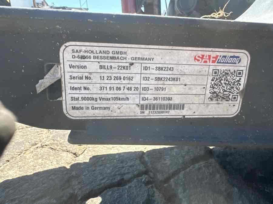 EKERI TRAILER AXLE SAF BILL9-22K01 - סרן וחלקים עבור קרון נגרר: תמונה 3 EKERI TRAILER AXLE SAF BILL9-22K01 - סרן וחלקים עבור קרון נגרר: תמונה 3